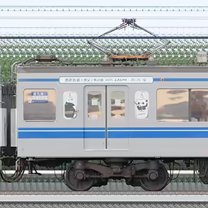 西武6000系モハ6858「西武鉄道×秩父・本川越 with LAIMO&爽爽猫」ラッピング