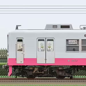 新京成8000形8518編成（ジェントルピンク・山側）