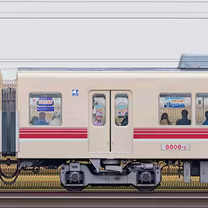 新京成8800形「8800形千葉線直通色 復刻塗装電車」モハ8808-2
