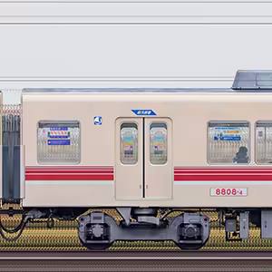 新京成8800形「8800形千葉線直通色 復刻塗装電車」サハ8808-4