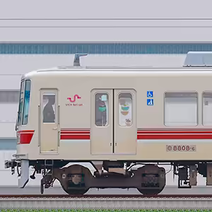 新京成8800形8808編成(京成千葉線直通カラー・海側)