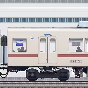 新京成8800形サハ8810-4 （旧塗装）