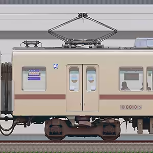 新京成8800形モハ8813-3 （旧塗装）