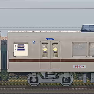 新京成8800形サハ8813-4 「オリジナル色 復刻塗装電車」