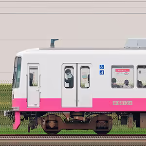 新京成8800形8813編成(機器更新・内装リニューアル車・海側)