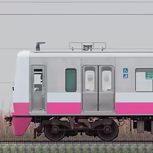 新京成N800形N818編成（ジェントルピンク・海側）