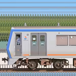 相鉄8000系8701×10（グループカラー・山側）