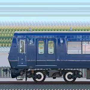 相鉄8000系8709×10（YOKOHAMA NAVYBLUE・山側）