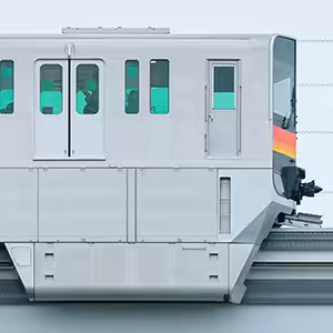 多摩都市モノレール1000系1408