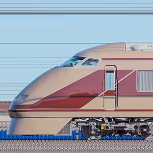 東武100系「スペーシア」101編成(デラックスロマンスカーカラー・山側)