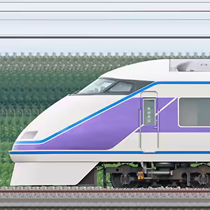 東武100系「スペーシア」102編成(雅カラー・スカイツリータウン10周年記念マーク・海側)