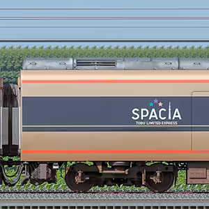 東武100系「スペーシア」モハ103-4（日光詣カラー・荷物置場設置後）