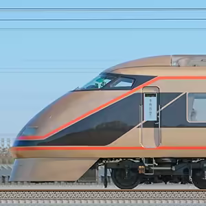 東武100系「スペーシア」103編成(日光詣カラー・山側)