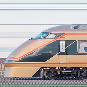 東武100系「スペーシア」103編成(日光詣カラー・荷物置場設置後・山側)