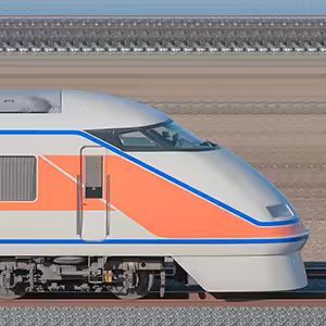 東武100系「スペーシア」モハ104-6（サニーコーラルオレンジ）