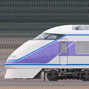 東武100系「スペーシア」107編成(雅カラー・海側)