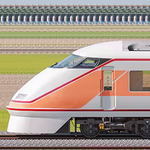 東武100系「スペーシア」108編成(リバイバルカラー・海側)