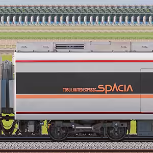 東武100系「スペーシア」モハ108-4（リバイバルカラー）