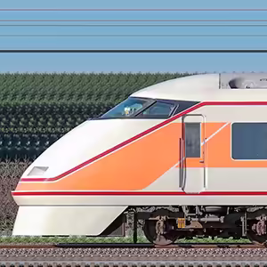 東武100系「スペーシア」109編成(リバイバルカラー・海側)