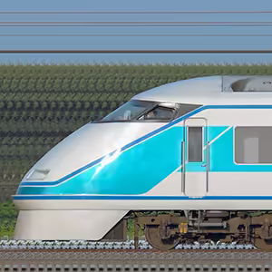 東武100系「スペーシア」109編成(粋カラー・荷物置場設置後・海側)