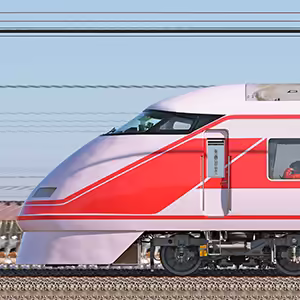 東武100系109編成「いちごスペーシア」(山側)