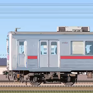 東武10000型11003編成(海側)