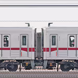 東武10030型(リニューアル車)11447編成+11436編成(山側)