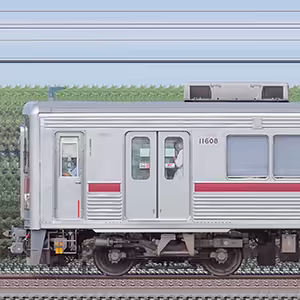 東武10000型11608編成(リニューアル車・海側)