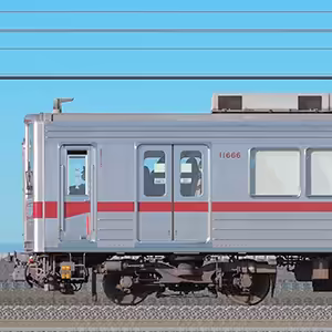 東武10030型11666編成(海側)