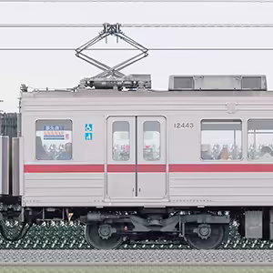 東武10030型モハ12443（リニューアル・VVVFインバータ制御車）