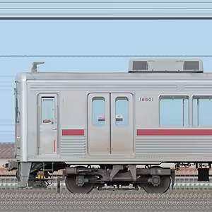 東武10000型11801編成(リニューアル車・山側)