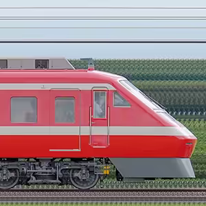 東武200型「りょうもう」モハ205-6（1800系カラーリング）