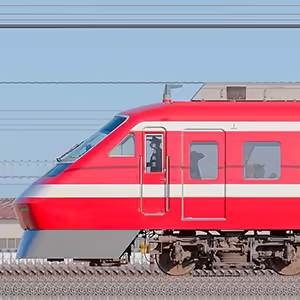 東武200型「りょうもう」205編成（1800系カラーリング・山側）