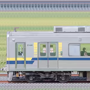 東武20400型21441編成（海側）