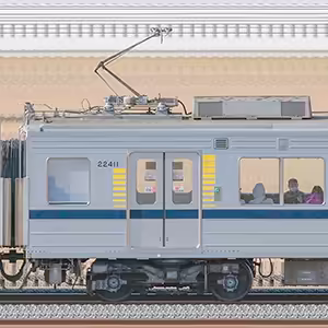 東武20400型モハ22411（安全確認カメラ取付前）