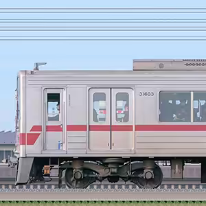 東武30000系31603編成（海側）