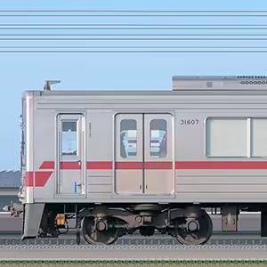 東武30000系31607編成（海側）