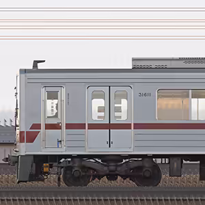 東武30000系31611編成(海側)