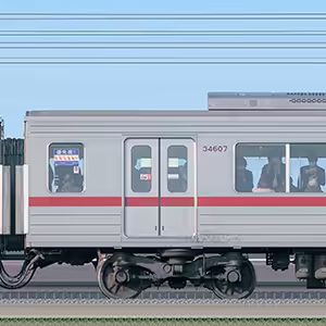 東武30000系サハ34600形（T1）