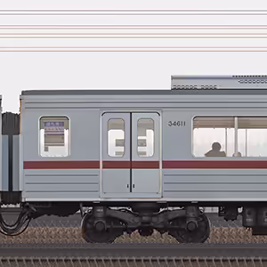 東武30000系サハ34611