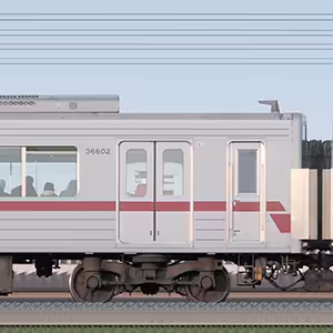 東武30000系サハ36602