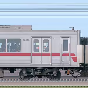 東武30000系サハ36603