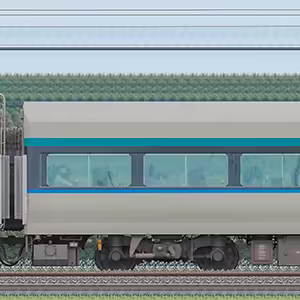 東武500系「リバティ」サハ501-2（荷物置場設置後）