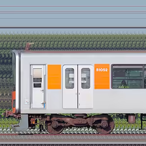 東武50050型51052編成（海側）