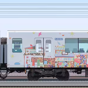 東武50090型サハ54092「池袋・川越アートトレイン」