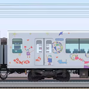 東武50090型モハ55092「池袋・川越アートトレイン」