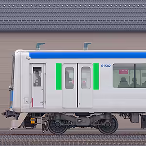 東武60000系リニューアル車61502編成（海側）