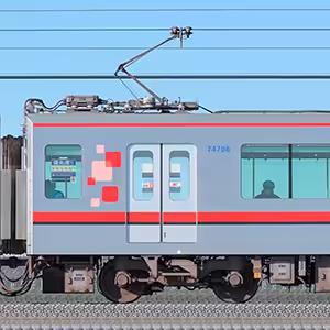 東武70000型モハ74700形（M3）