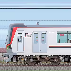 東武70090型「THライナー」71793編成（山側）