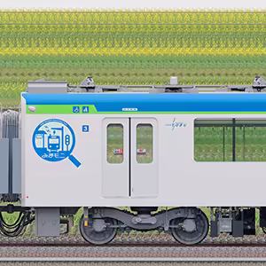 東武80000系81504編成「みまモニ」（モニタリング装置搭載・山側）